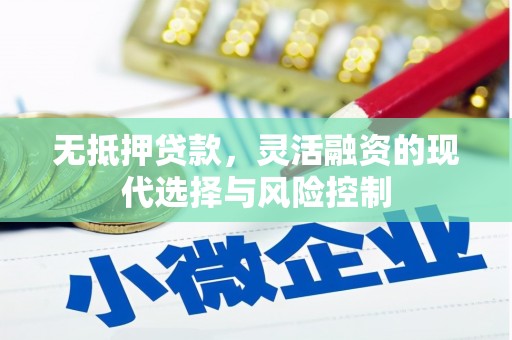 辽阳无抵押贷款，灵活融资的现代选择与风险控制