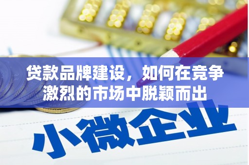 辽阳贷款品牌建设，如何在竞争激烈的市场中脱颖而出