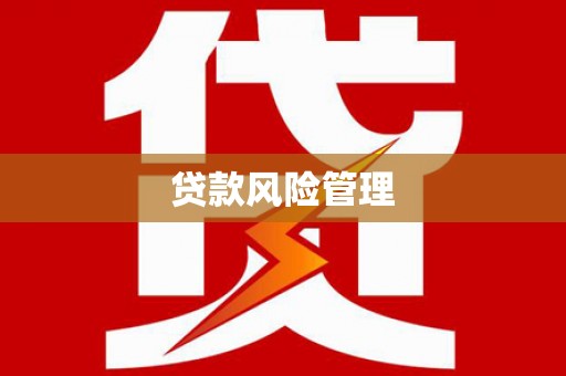 辽阳贷款风险管理