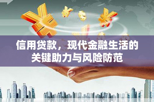 辽阳信用贷款，现代金融生活的关键助力与风险防范