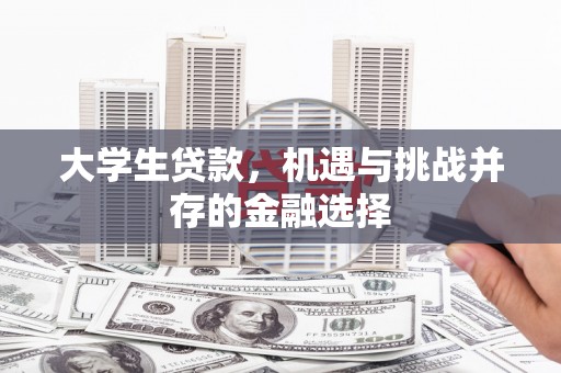 辽阳大学生贷款，机遇与挑战并存的金融选择