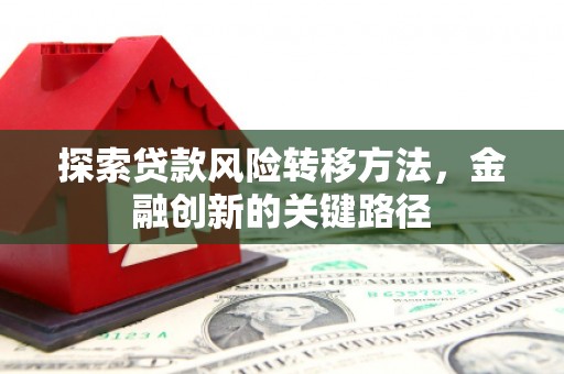 辽阳探索贷款风险转移方法，金融创新的关键路径